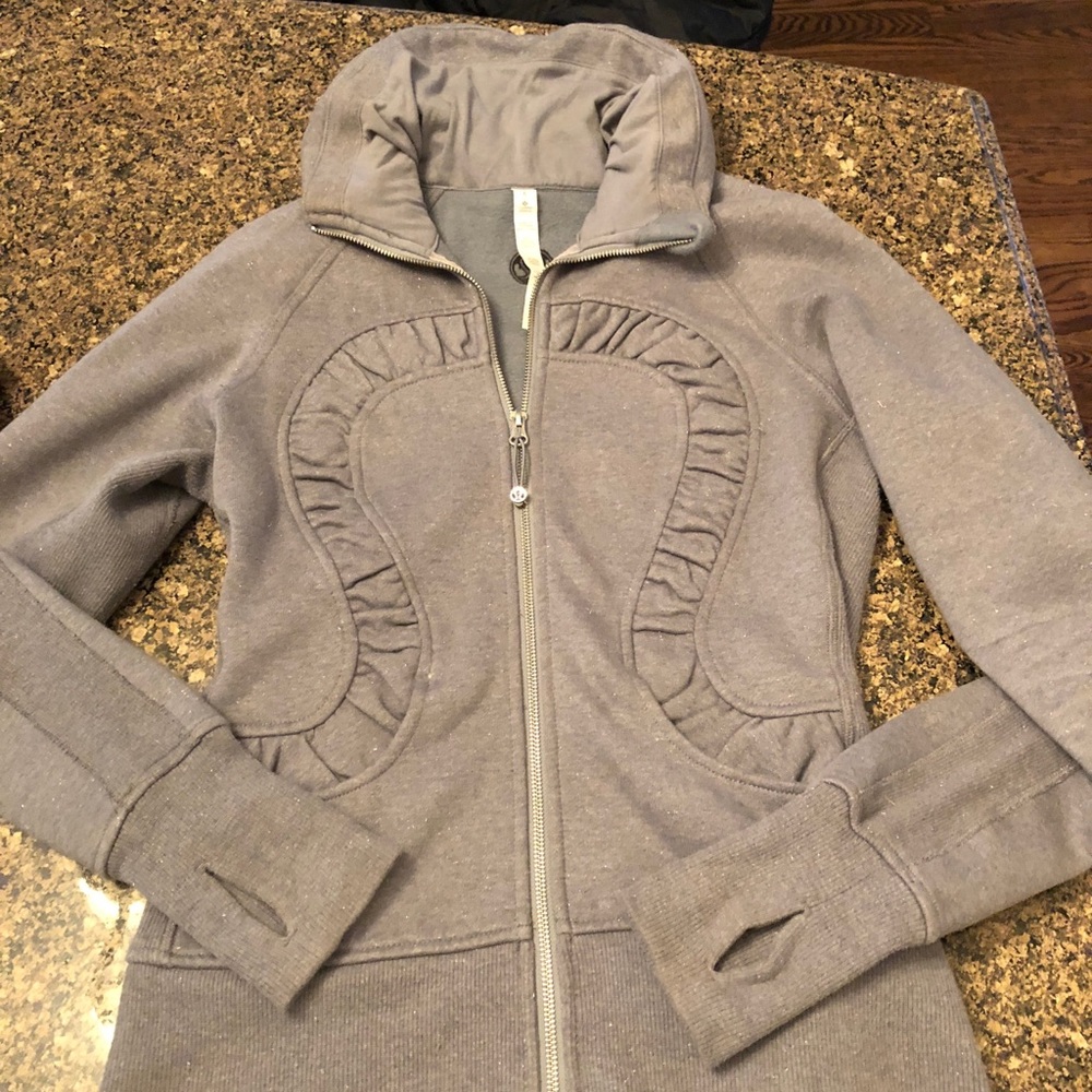 Lululemon gray sparkle jacket